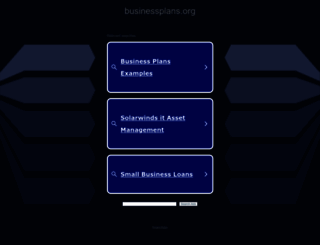 businessplans.org screenshot