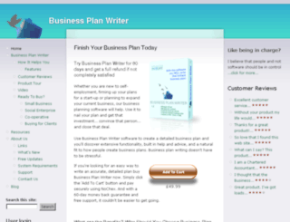 businessplanwriter.co.uk screenshot