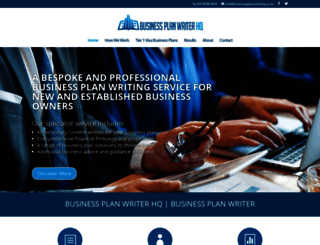 businessplanwriterhq.co.uk screenshot