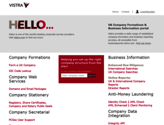 businessportal.vistra.com screenshot