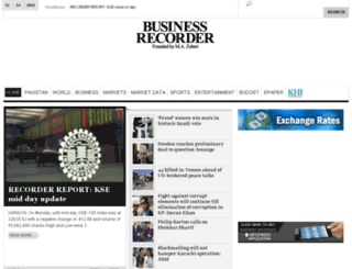 businessrecorder.com screenshot