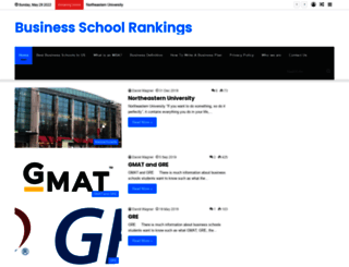 businessschoolrankings.net screenshot