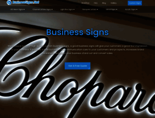 businesssigns.net screenshot