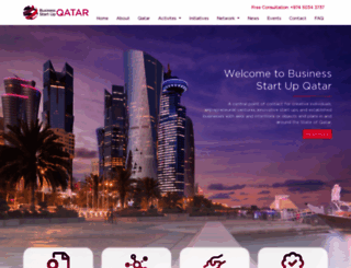 businessstartupqatar.com screenshot