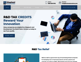 businesstaxclaims.com screenshot