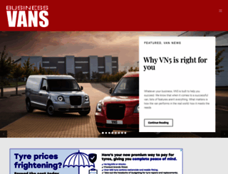 businessvans.co.uk screenshot