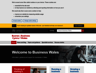 businesswales.gov.wales screenshot