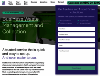 businesswaste.co.uk screenshot