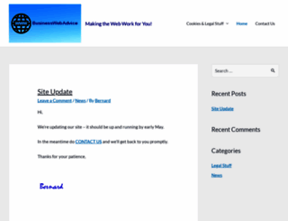 businesswebadvice.com screenshot