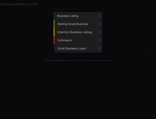 businesswebdirectory.info screenshot