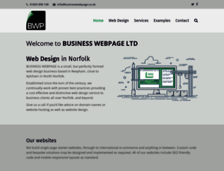 businesswebpage.co.uk screenshot