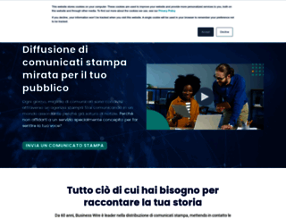 businesswire.it screenshot