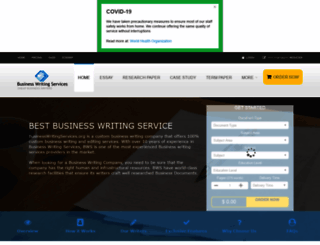 businesswritingservices.org screenshot
