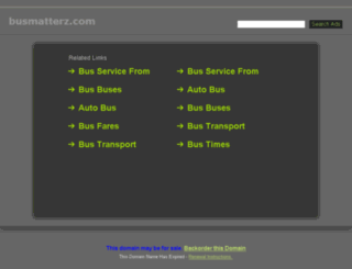 busmatterz.com screenshot