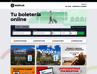 busplus.com.ar screenshot