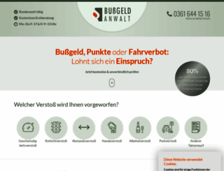 bussgeld-anwalt-bundesweit.de screenshot