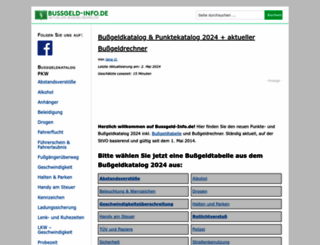 bussgeld-info.de screenshot
