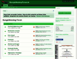 bussgeldkatalog-forum.de screenshot