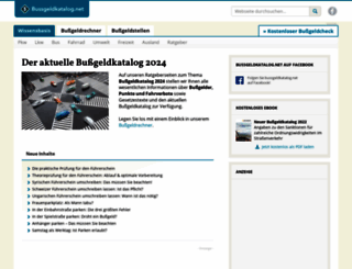 bussgeldkatalog.net screenshot