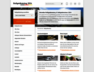 bussgeldkatalog.org screenshot
