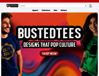bustedtees.com screenshot