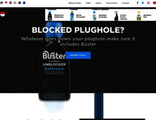 busterplugholes.com.sg screenshot