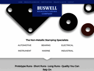 buswellmfg.com screenshot