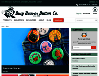 busybeaverbuttons.wordpress.com screenshot