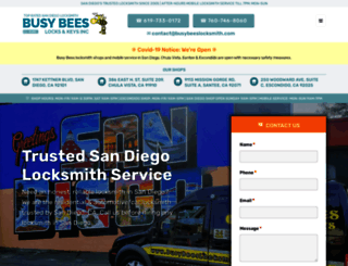 busybeeslocksmith.com screenshot