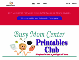busymomcenter.net screenshot