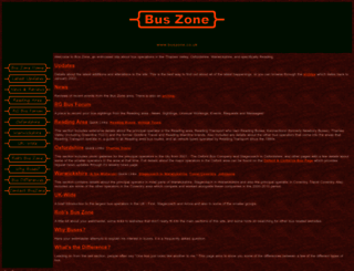 buszone.co.uk screenshot