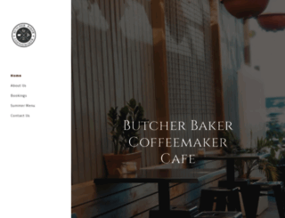 butcherbakercoffeemaker.com.au screenshot