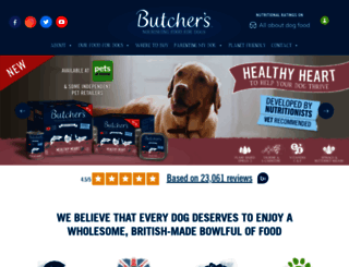 butchersdogfood.co.uk screenshot