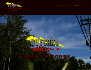 butchkoelectric.com screenshot