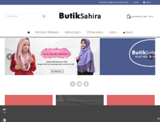 butiksahira.com screenshot