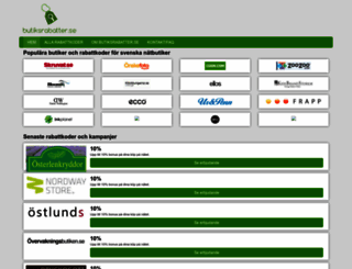 butiksrabatter.se screenshot