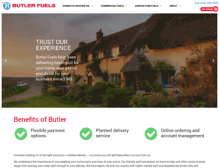 butlerfuels.co.uk screenshot