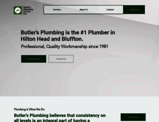 butlersplumbing.com screenshot