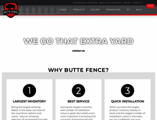 buttefence.com screenshot