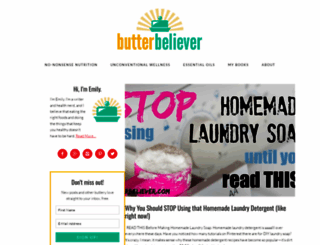 butterbeliever.com screenshot