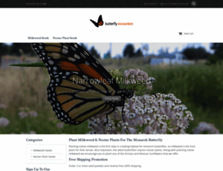 butterflyencounters.com screenshot