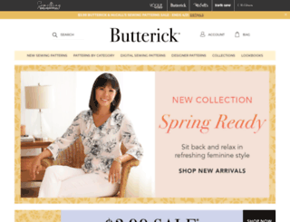 butterick.mccall.com screenshot