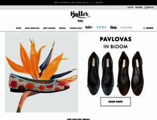 buttershoes.com screenshot