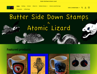 buttersidedownstamps.com screenshot