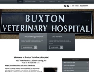 buxtonveterinaryhospital.com screenshot