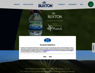 buxtonwater.co.uk screenshot