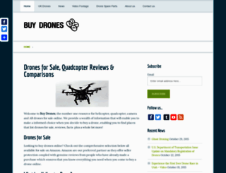 buy-drones.co.uk screenshot