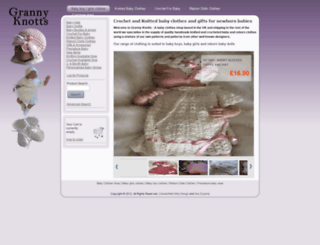 buy-online-crochet-and-knitted-baby-clothes.co.uk screenshot
