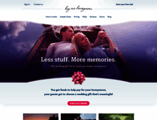 buy-our-honeymoon.com screenshot