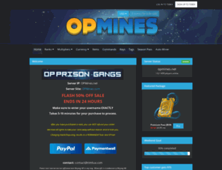 buy.opmines.com screenshot